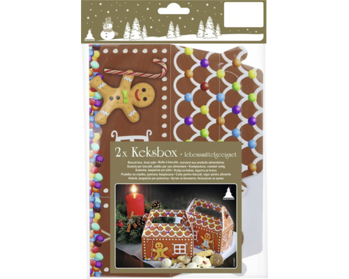 Box pepparkakshus 2-pack