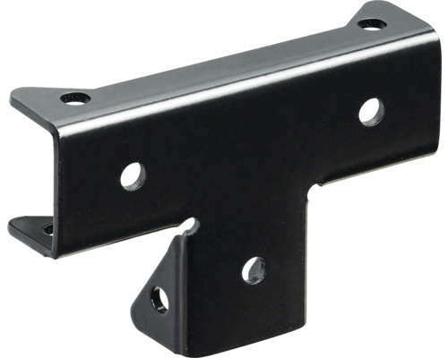 T-formad möbelanslutning med fästhål