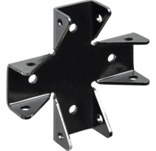 X-förbindare HETTICH för 18-19mm 68x68x15mm stål svart