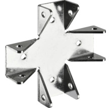 X-förbindare HETTICH för 18-19mm 68x68x15mm stål förnicklad