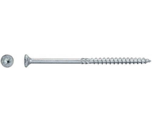 Träskruv SK DRESSELHAUS 8x100mm galvaniserad 50-pack Träskruv med försänkt huvud och Torx-drivning