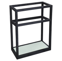 Tvättställsunderskåp av metall med hylla