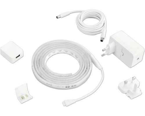 LED-strip med strömförsörjning och tillbehör