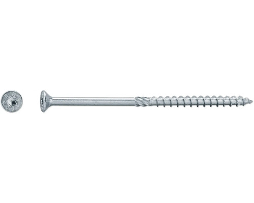 Träskruv DRESSELHAUS 10x120mm galvaniserad 50-pack Träskruv med försänkt huvud och Torx-drivning