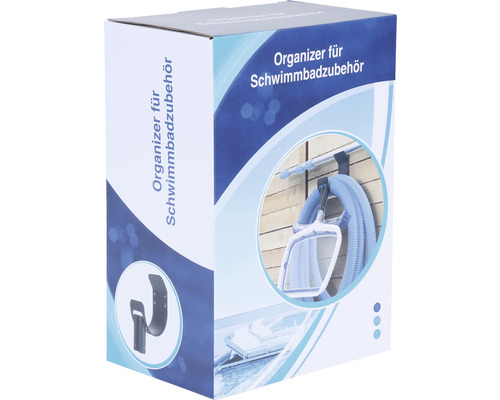 Förpackning av en organizer för pooltillbehör