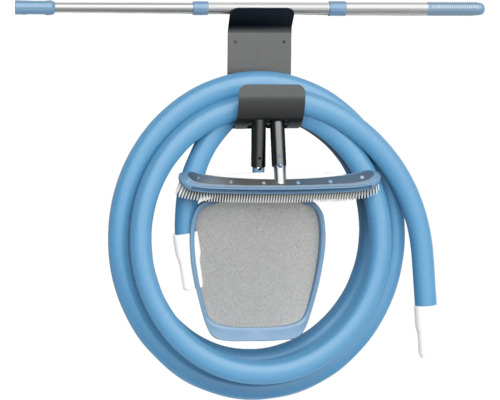 Poolrengöringsset med teleskopstång, borste och slang för poolunderhåll