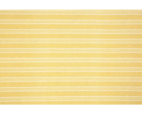 Gult tyg med vita ränder