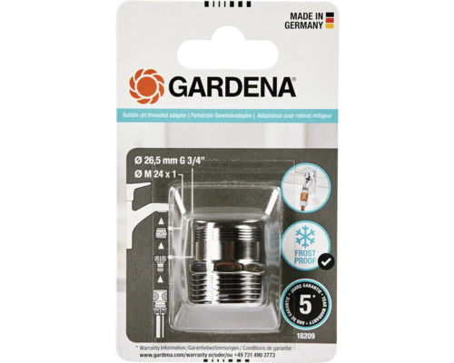 Gardena perlator gängadapter i blisterförpackning