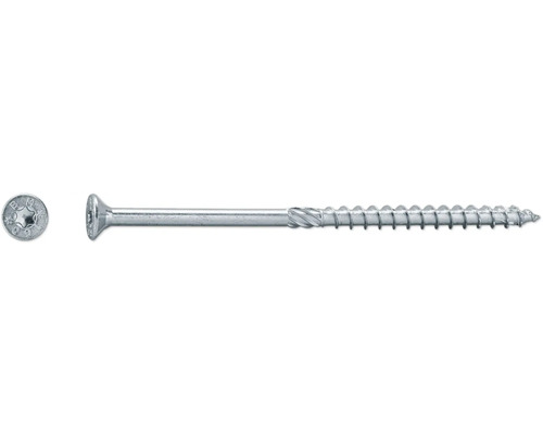 Träskruv DRESSELHAUS 12x260mm galvaniserad 25-pack Träskruv med försänkt huvud och Torx -drivning