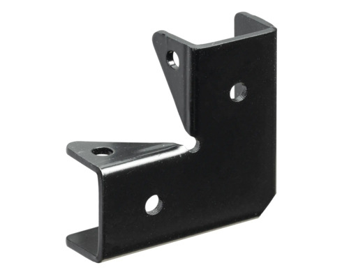 Hörnförband av metall med hål för skruvar