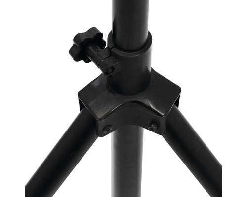 Detaljbild stativben med låsskruv