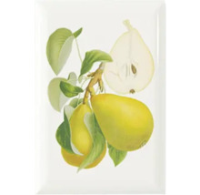 Dekorativ kakelplatta med pärontema