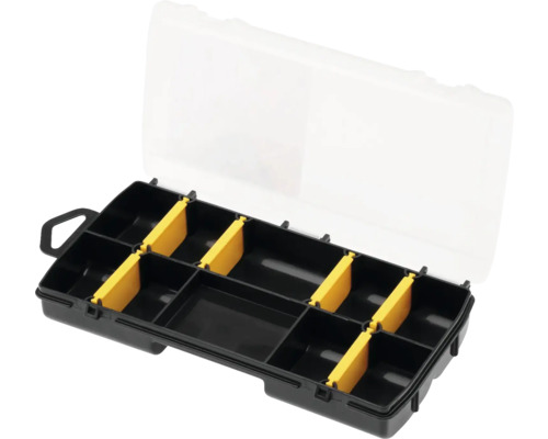 Sortimentslåda STANLEY 230x120x30mm med 10 fack Sortimentslåda STANLEY 230x120x30mm med 10 fack
