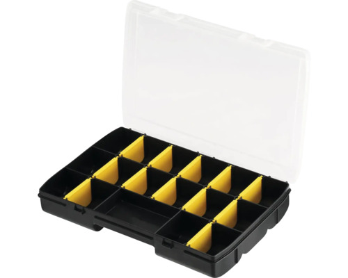 Sortimentslåda STANLEY 272x195x45mm med 17 fack Sortimentslåda STANLEY 272x195x45mm med 17 fack