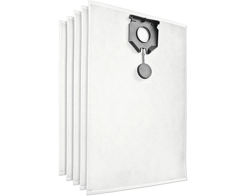 Dammsugarpåsar i en stapel med hållare