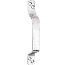 Dörrhandtag av metall med fästhål