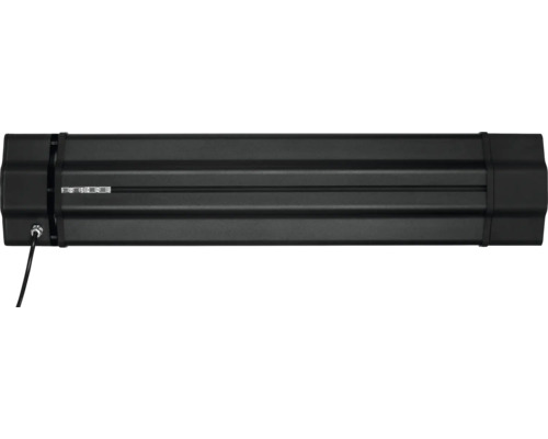 Svart LED-lampa med kabel