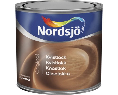 Färglåda med kvistlack från Nordsjö