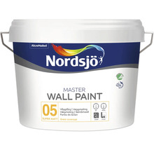 Väggfärg NORDSJÖ Master Wall 5 matt vit 2,5L-thumb-1