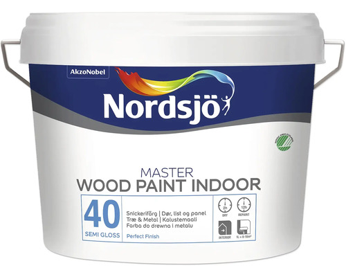 Snickerifärg NORDSJÖ Master Wood Paint Indoor 40 halvblank 2,5L