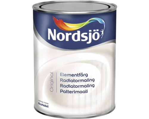 Elementfärg NORDSJÖ Original halvblank Nordsjövit 1L Nordsjö elementfärg burk