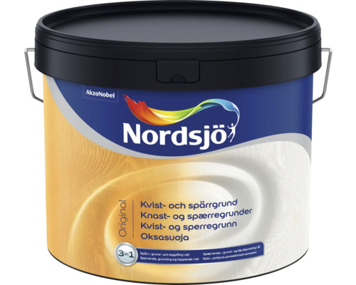 Snickerigrund NORDSJÖ Original Kvist- och Spärrgrund vit 2,5L