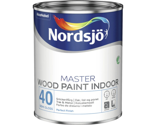 Snickerifärg NORDSJÖ Master Wood Paint Indoor 40 halvblank 1L