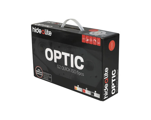 Förpackning med 6 stycken Hide a lite Optic G2 Quick ISO