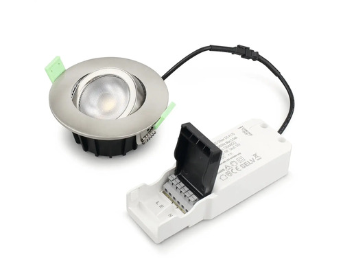 Infälld spotlight med drivdon för inomhusbruk