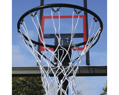 Basketbollkorg med nät och bakstycke