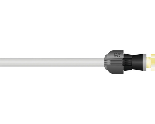 Plaströr med 25 millimeter muff