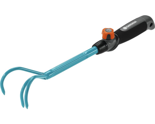 Gardena ogräsjärn med tre tänder och ergonomiskt handtag