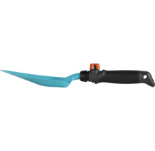 Trädgårdsspade av plast med ergonomiskt handtag