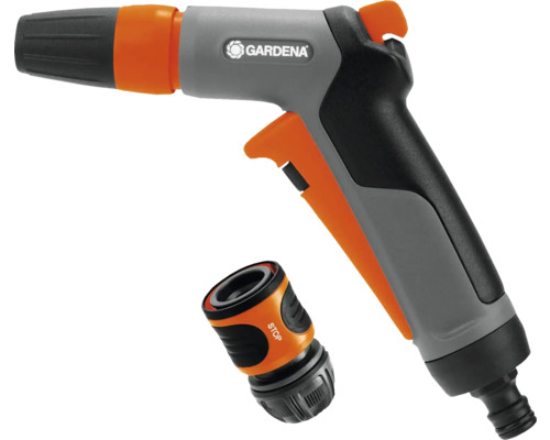 Gardena rengöringsspruta med vattenstoppkoppling