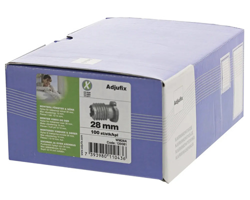 Adjufix Box med monteringssatser för fönster och dörrar