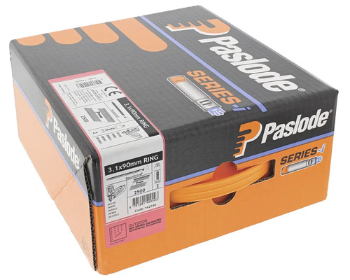 Paslode spik 3,1x90 millimeter ring i kartong