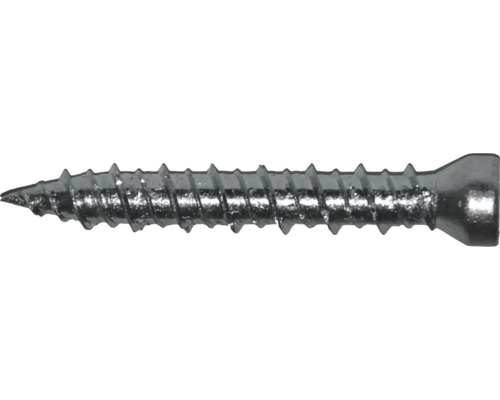 Betongskruv ADJUFIX 7,5x50mm 100-pack Enkel träskruv med försänkt huvud
