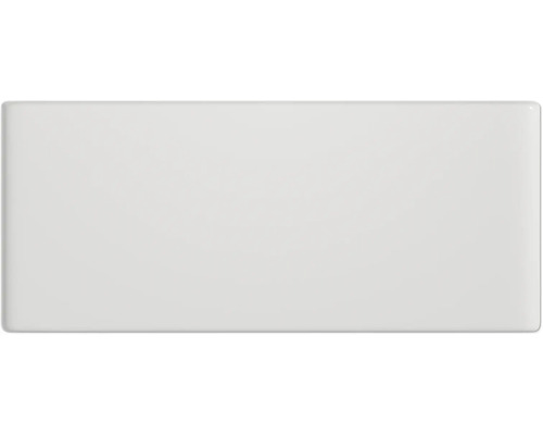 Vit keramisk platta, rektangulär
