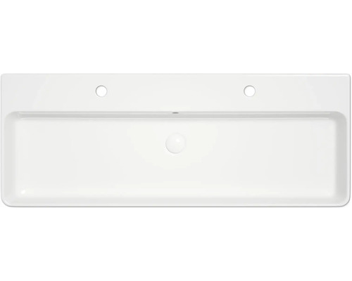 Rektangulär tvättställ av keramik, uppifrån