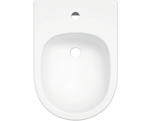 Toppvy av en keramisk bidé