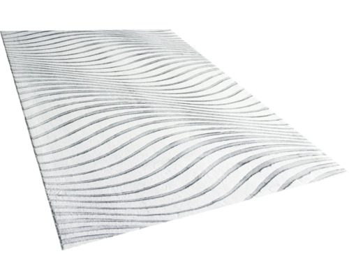 Matta med vågigt randmönster