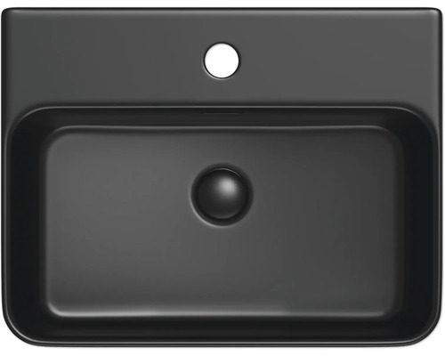 Rektangulär tvättställ med kranhål