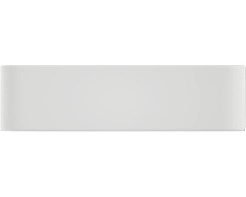 Rektangulär, vit keramisk platta