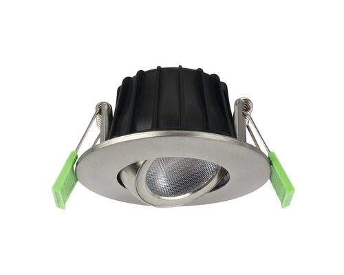 Infälld spotlight av metall med svängmekanism