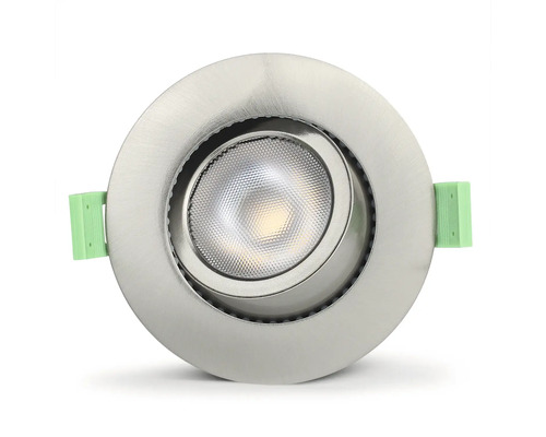 Infälld takspotlight i metall