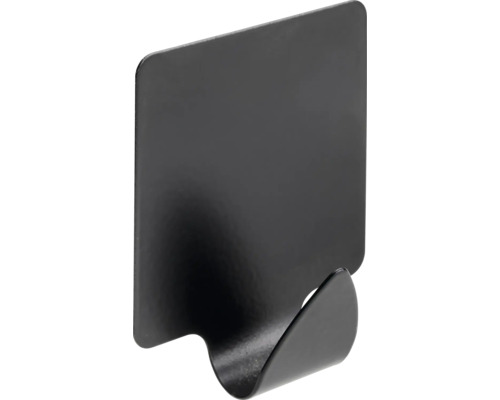 Krok HETTICH självhäftande 35x41x20mm stål svart matt 10-pack Svart enkelkrok för väggmontering