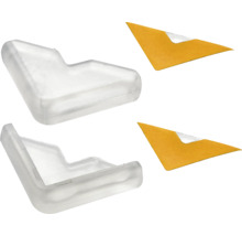 Hörnskydd av plast med tejp