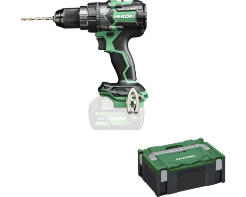 Slagborrmaskin HIKOKI DV18DC 18V utan batteri & laddare inkl. förvaringsväska Sladdlös skruvdragare med borr och verktygslåda