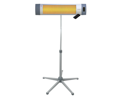 Infraröd värmare med stativ och fjärrkontroll