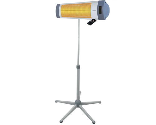 Stående infravärmare med fjärrkontroll